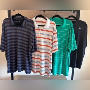 Four men’s Nike shirts size XXL